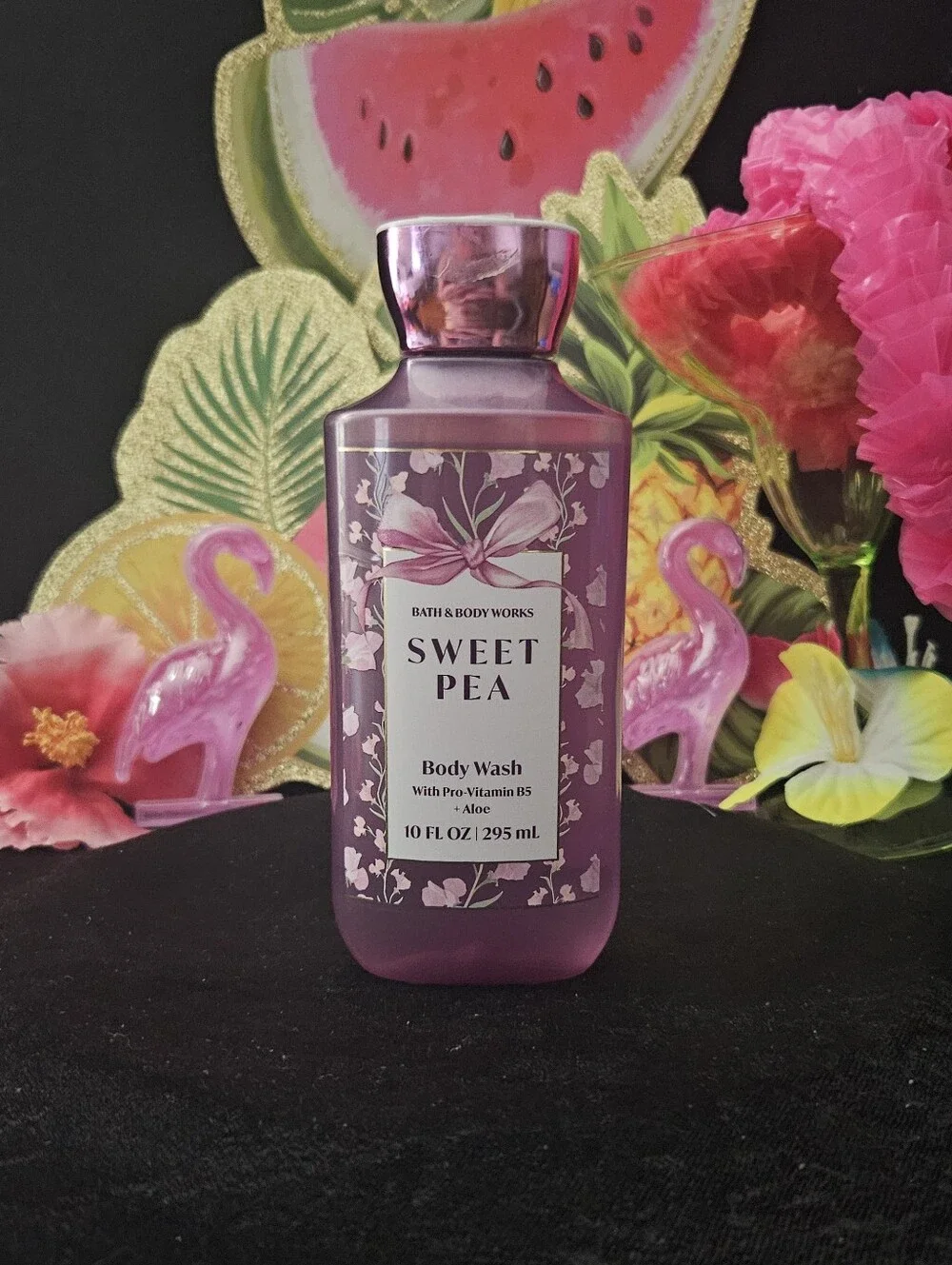 NWT Bath & Body Works Sweet Pea Body Care Set - Pink & White READ DESCRIPTION!